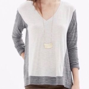 Madewell | All Around V Neck Lightweight Sweater Shirt size M